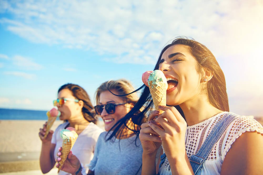 Eis im Urlaub - voller Genuss