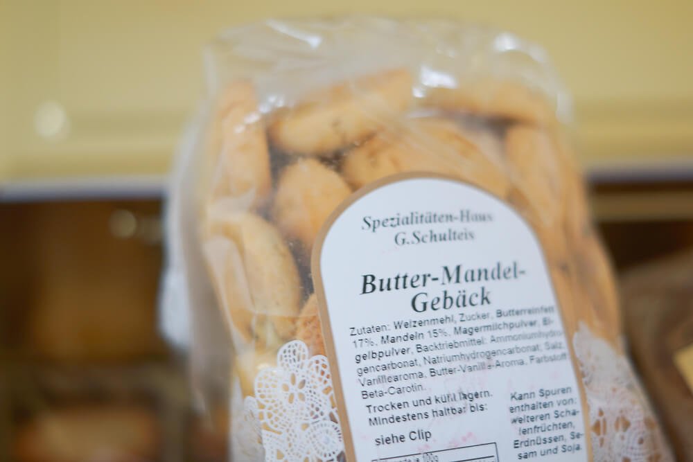 Kiste Herzstück vom Spezialitätenhaus - Butter Mandel Gebäck