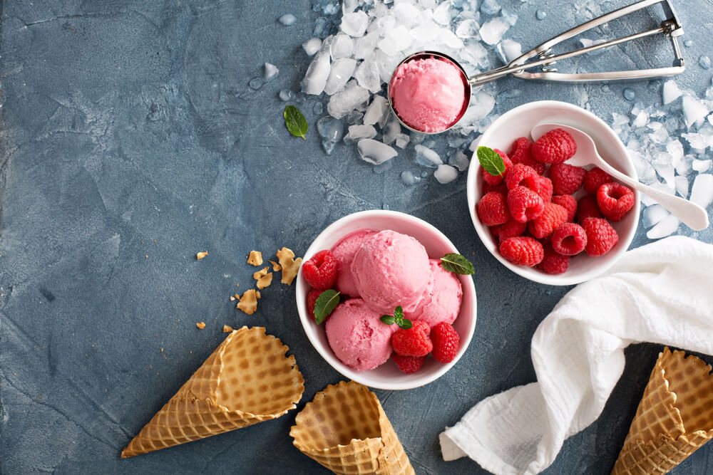Ob Sorbets oder Milcheis -immer lecker