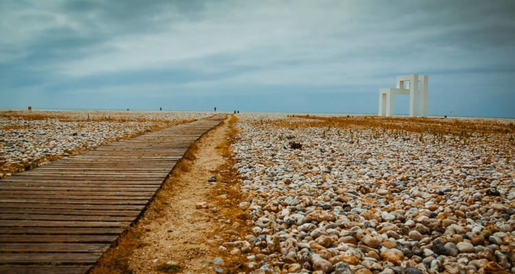 Strandabgang in Le Havre