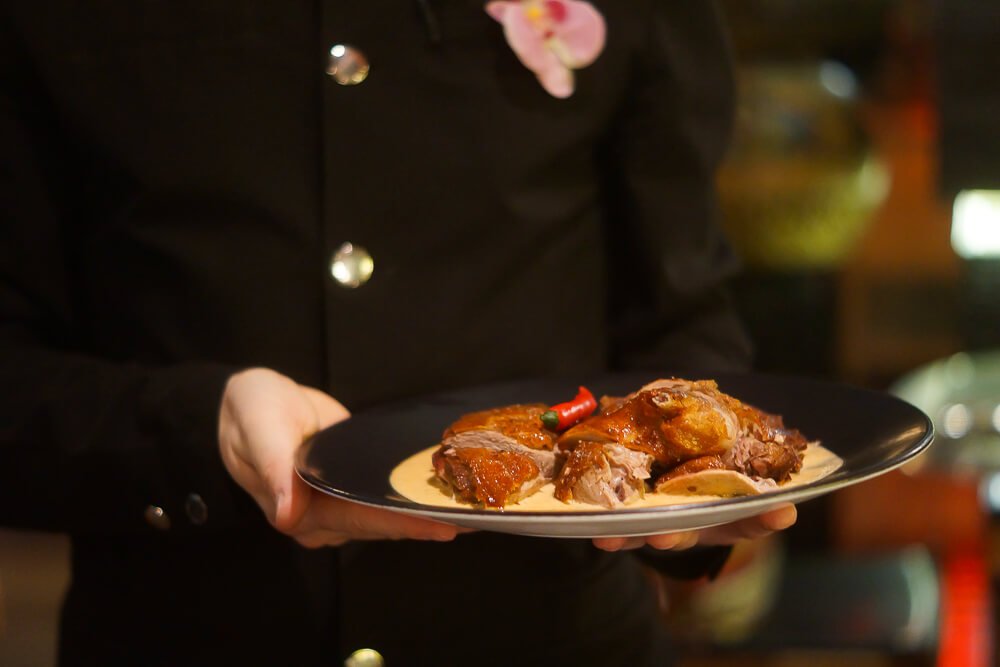 Black Thai Restaurant Moskau - Krosse Ente mit Kokossoße