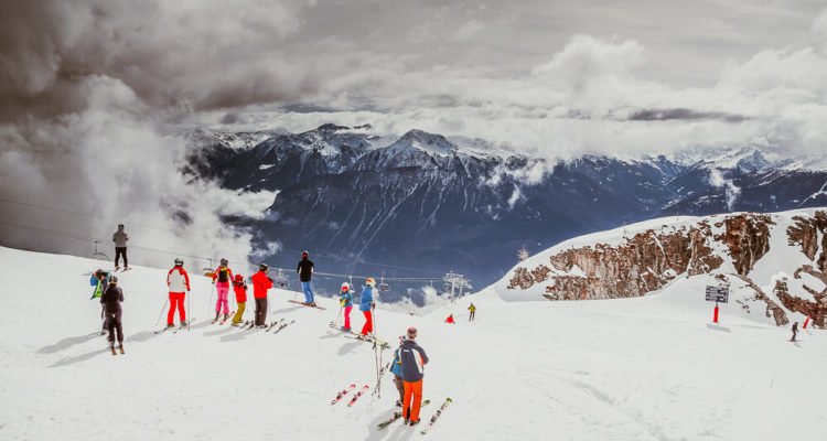 Ski fahren in Crans Montana
