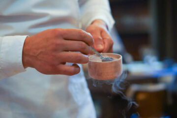 Baran Rappan Restaurant Sochi - Dessert anrichten