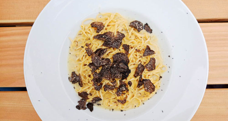 Motta Hütte Lenzerheide - Pasta mit Trüffeln