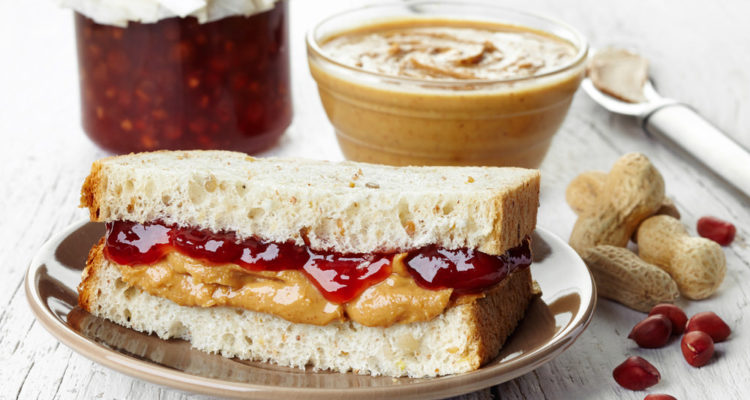 Erdnüsse - für feine Sandwiches
