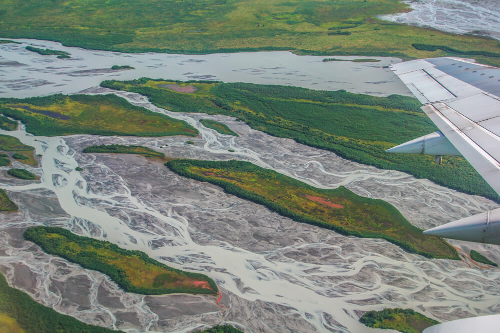 Kodiak, Alaska USA - grandiose Landschaften von oben