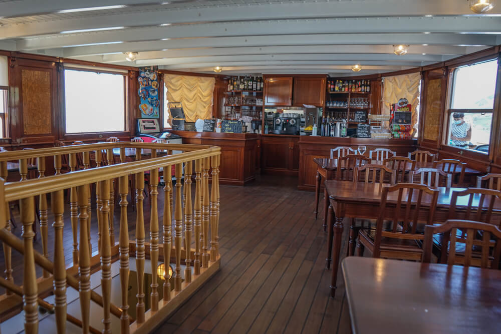 La Suisse Genfersee - Schaufelraddampfer Bar