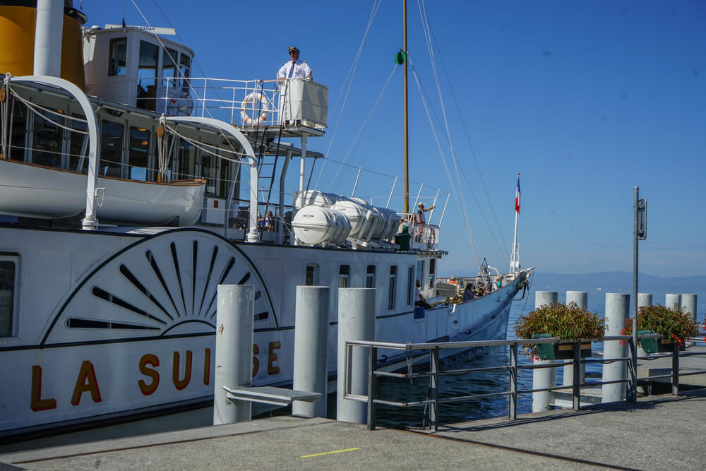 La Suisse Genfersee - Schaufelraddampfer