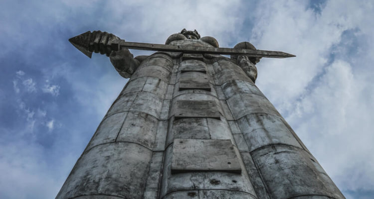 Mutter Georgiens - Mother of Georgia - massive Statue