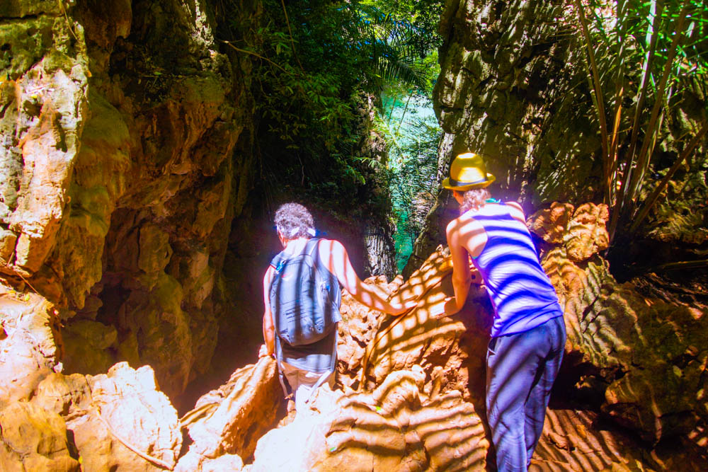 Railay Beach Lagoon - Abstiegspunkt zur Lagune