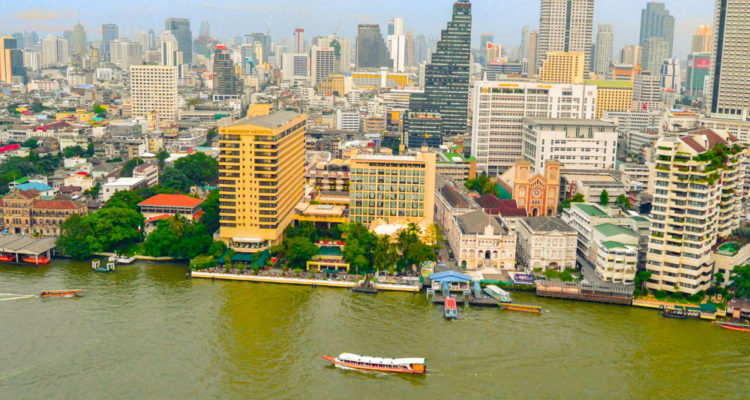The Peninsula Bangkok - Aussicht vom Zimmer