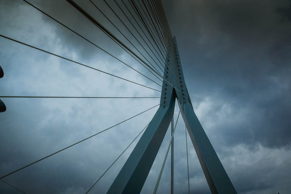 A-Rosa Silva - Kurs Amsterdam - Erasmusbrücke in Rotterdam