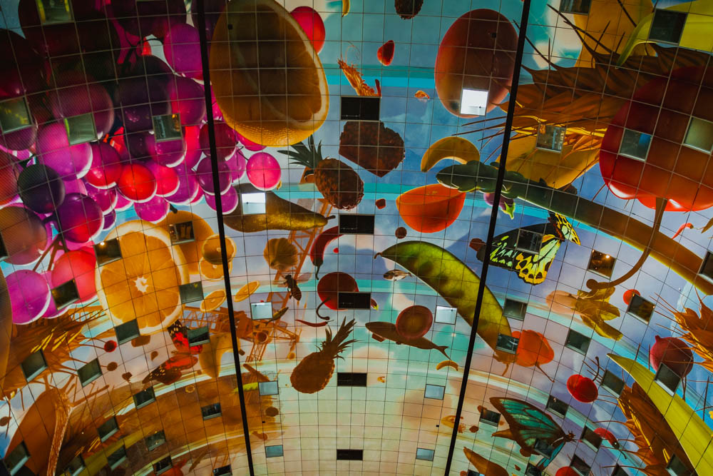 A-Rosa Silva - Kurs Amsterdam - Kunstwerk an der Decke, Markthalle Rotterdam