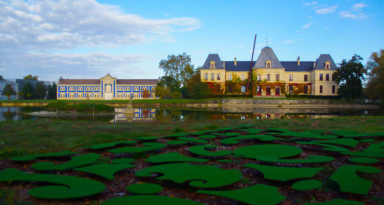 Chateau` d Arsac mit Garten