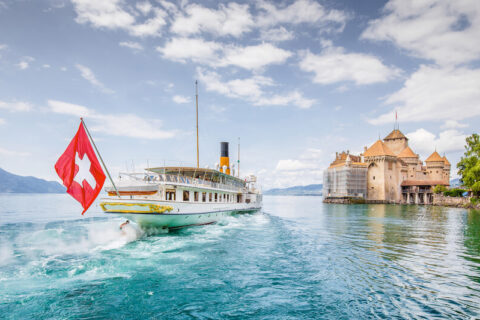 Genfer See im Sommer