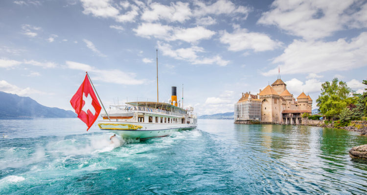Genfer See im Sommer
