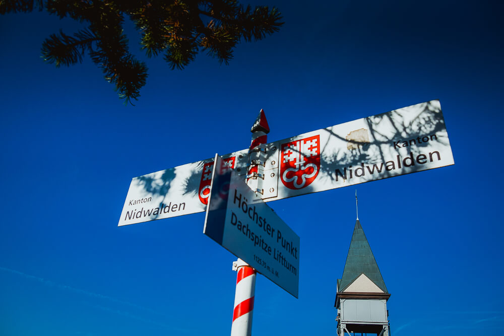 Bürgenstock Hotel - Der höchste Punkt Dachspitze Liftturm