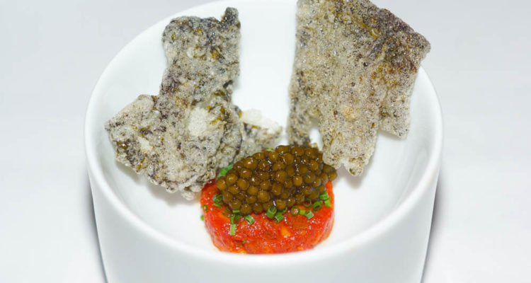 Mingles Restaurant - Koreanisches Beef Tartare mit Kaviar