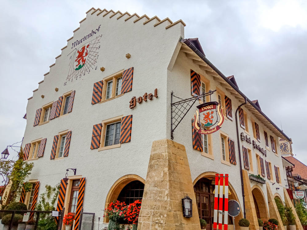 Murten in der Schweiz - Hotel Murtenhof