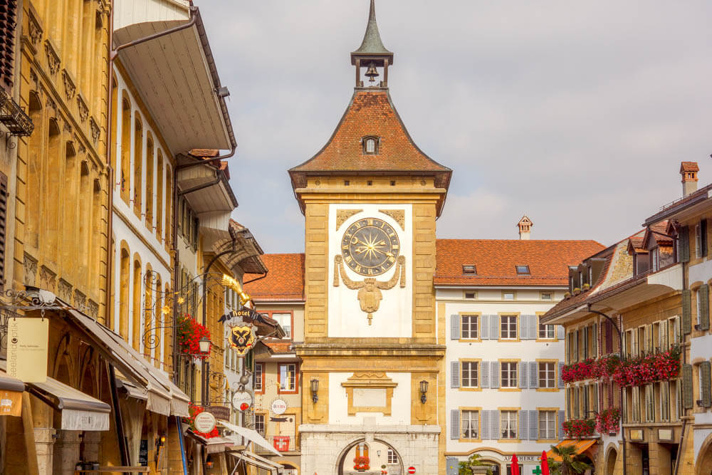 Murten in der Schweiz - Stadttor