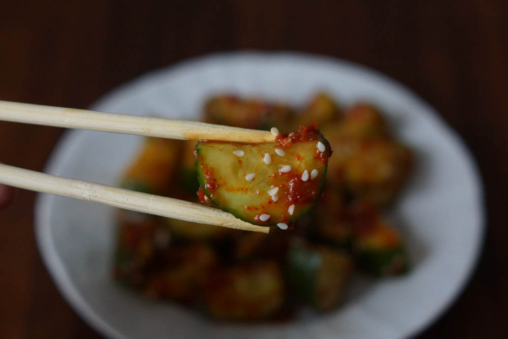 Oi Muchim - Scharfe koreanische Gurken