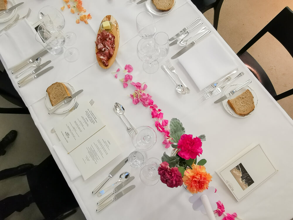 Waldhaus Sils Chefs Table - Ein schön gedeckter Tisch