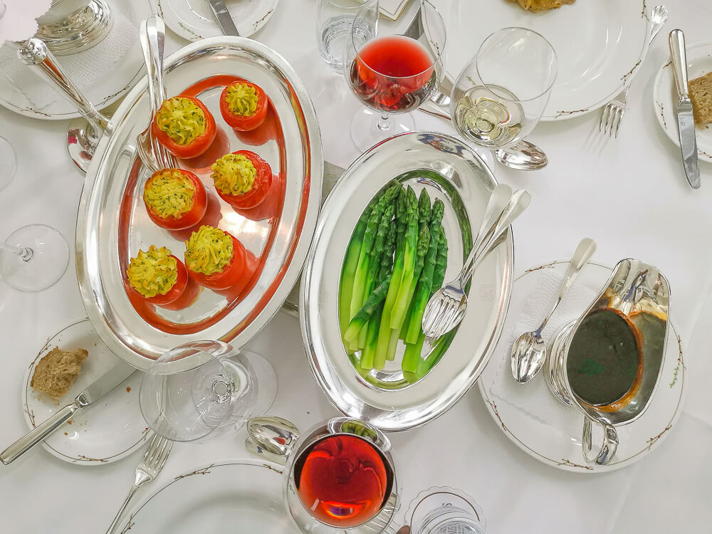 Waldhaus Sils Chefs Table - Gemüse zum Teilen - eine feine Idee