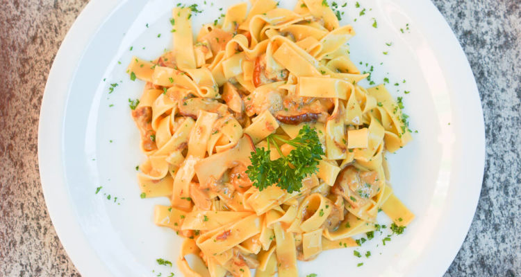 Tagliatelle mit Steinpilzen 1