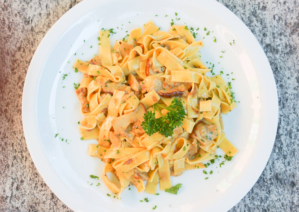 Tagliatelle mit Steinpilzen 1