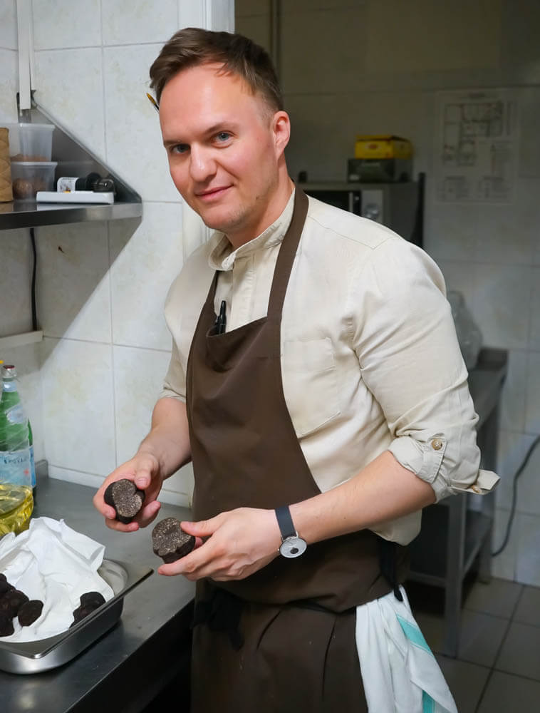 HIDE Restaurant London - Josh Angus und die Trüffel