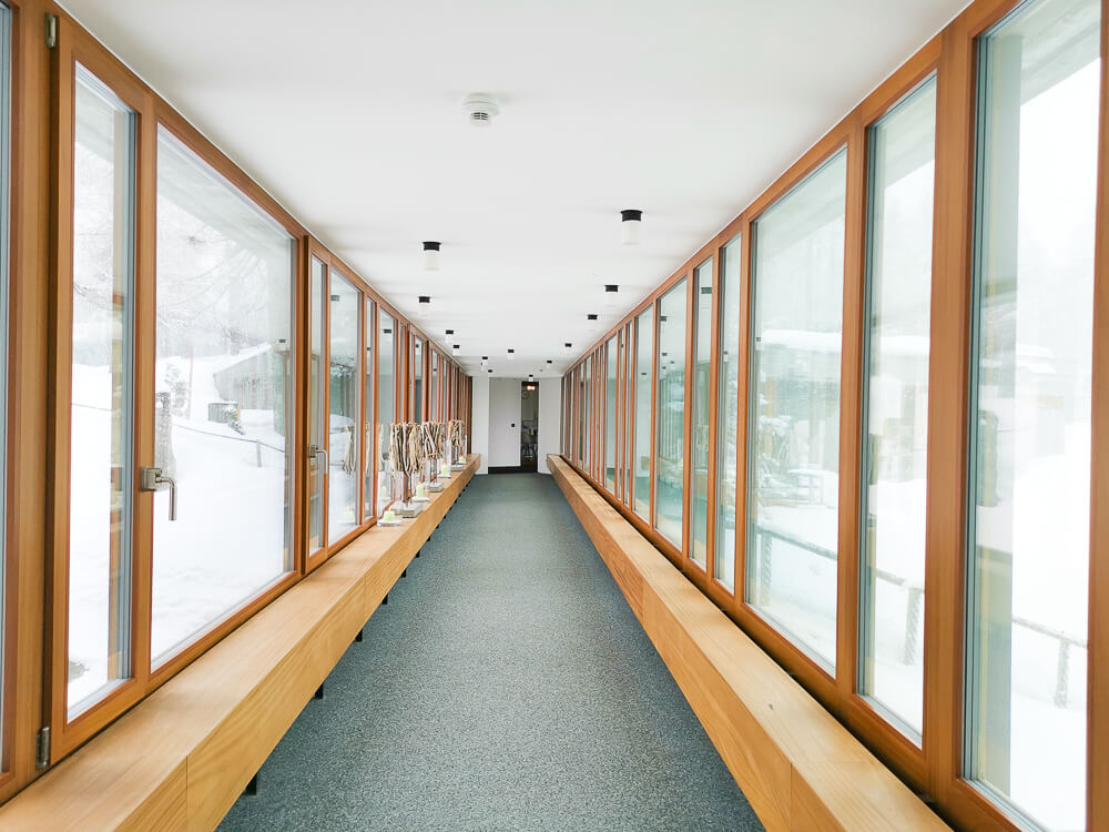 Hotel Waldhaus Sils - Tunnel zum SPA