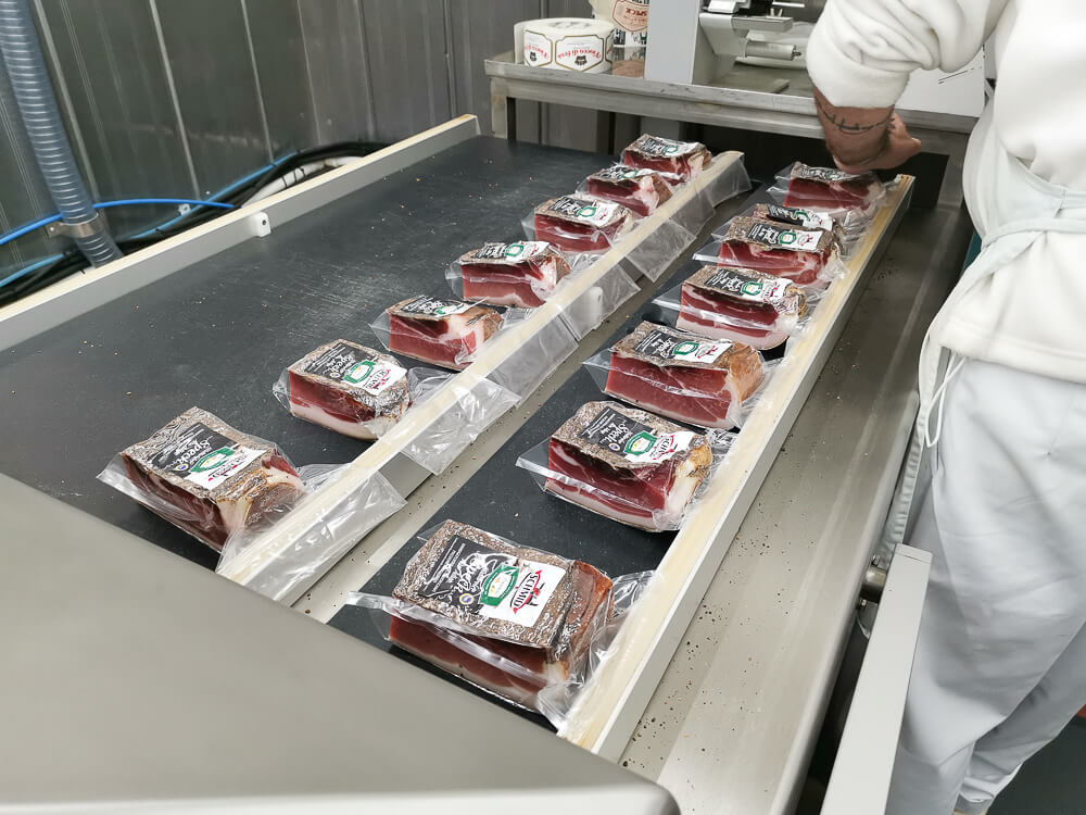 Speck aus Südtirol - Vakuumieren