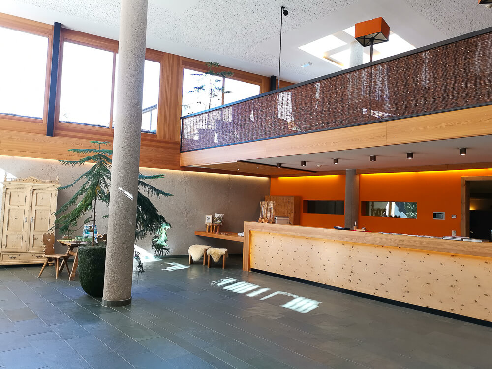 Arosea Life Balance Hotel -großzügige Lobby