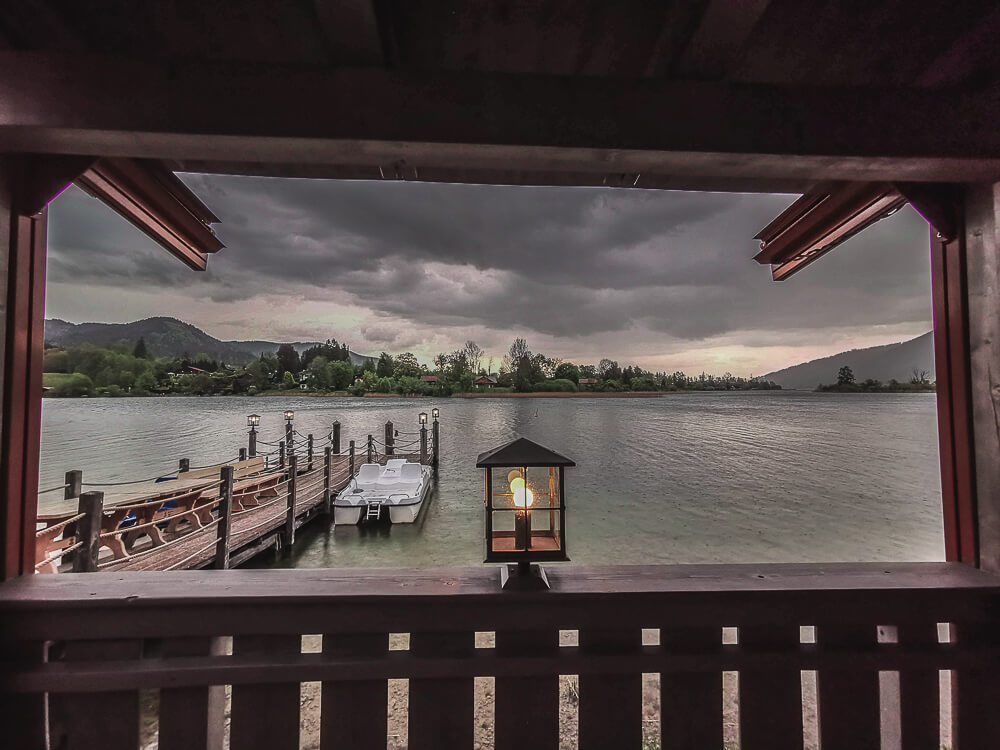 Fährhütte14 Rottach-Egern - stimmungsvolle Gewitterstimmung