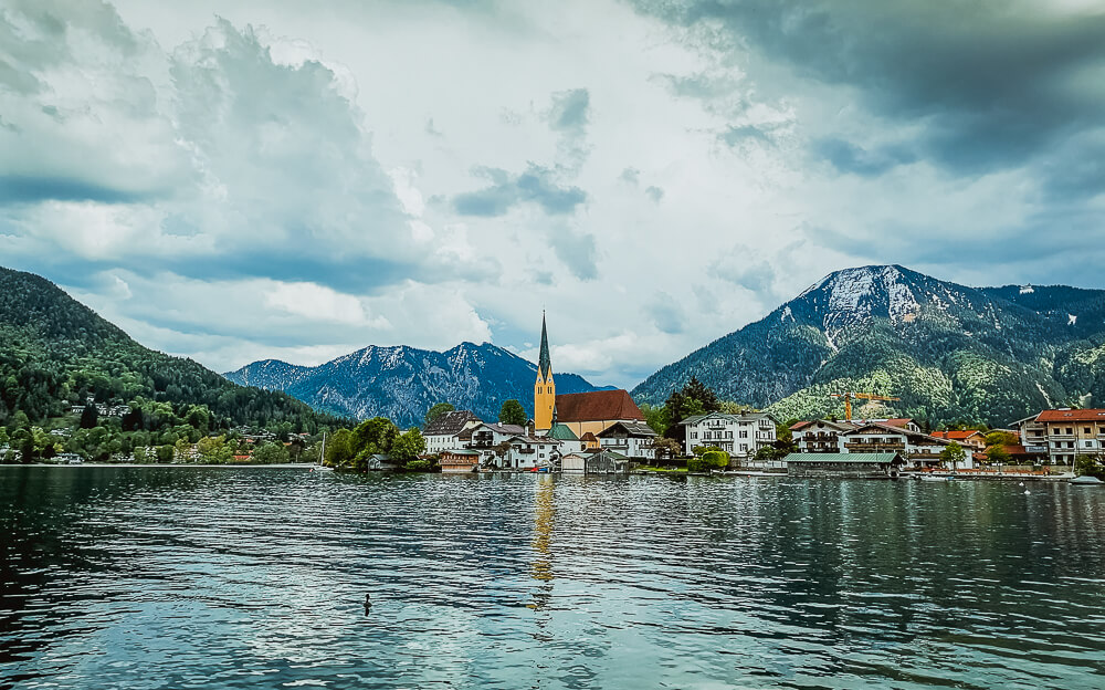 Gewitterwolken über dem Tegernsee