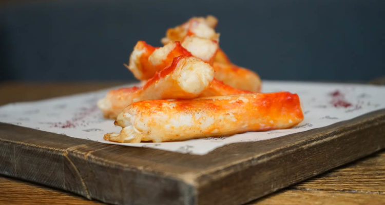 Kamchatka local Kitchen, Petropawlowsk - King Crab Fingers in Butter