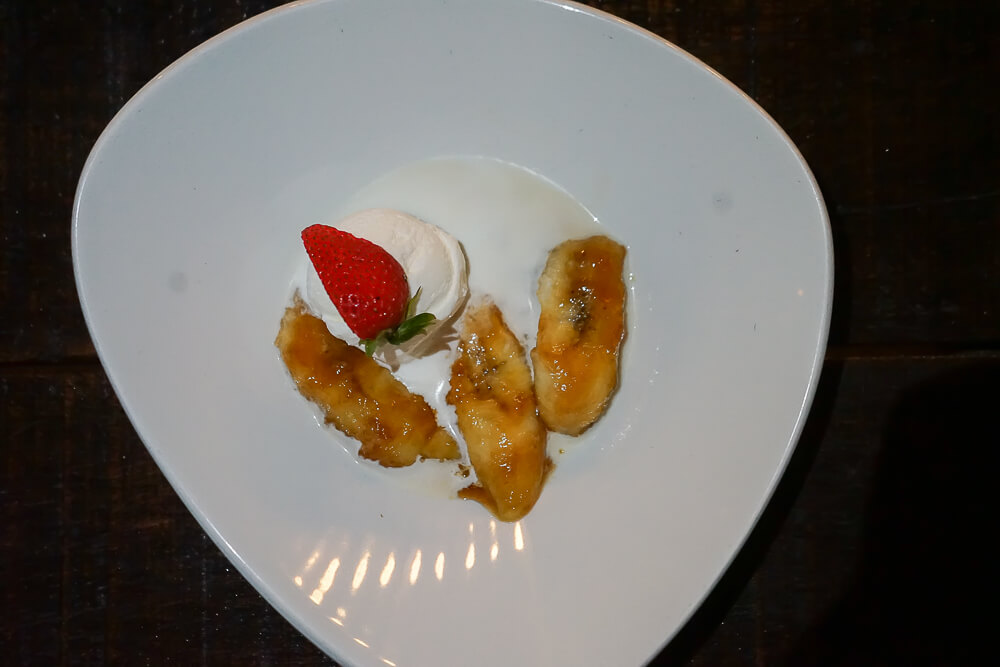 La Cabane, Barbados - flambierte Bananen