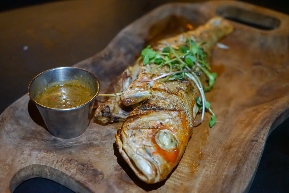 La Cabane, Barbados - ganzer Fisch vom Grill