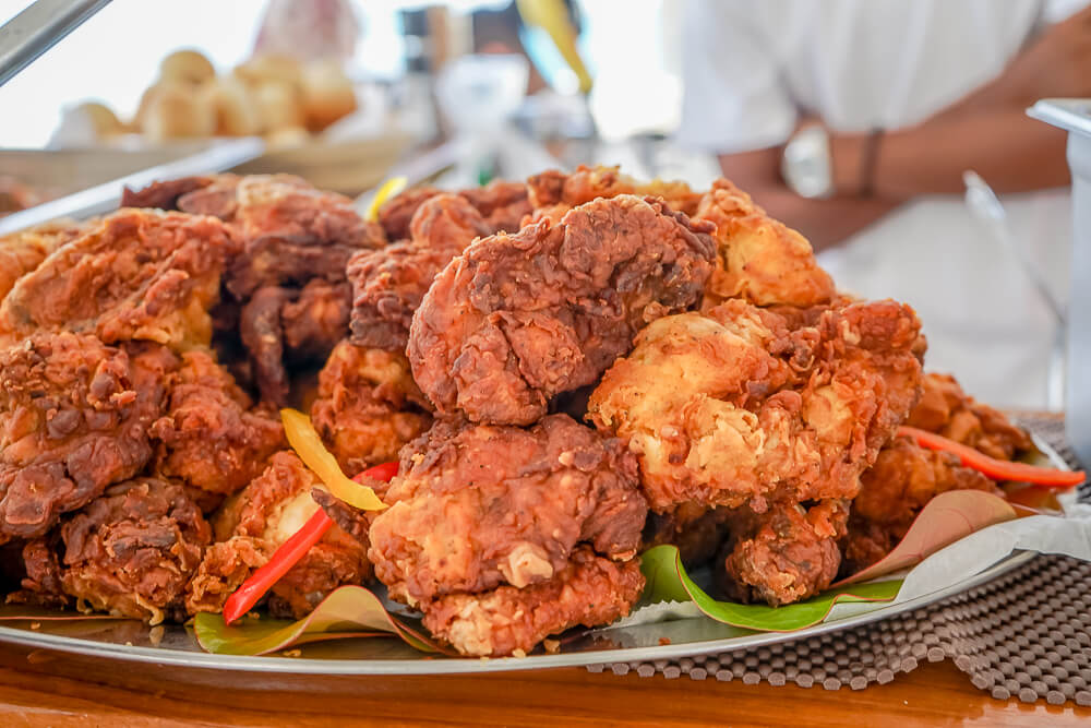 Cool Runnings, Barbados - Hähnchen zum Lunch