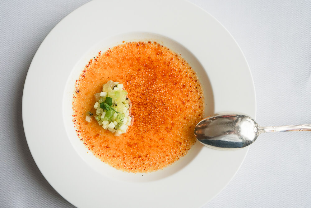 Carlton Hotel St. Moritz - Sonnenterrasse Lunch - Creme brulee, Limette