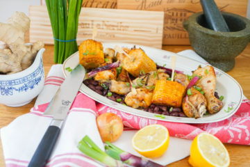 Curry-Hähnchen mit Bohnen und Mais 2