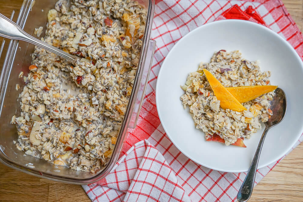 Gut vorzubereiten - Bircher Müsli für 5 Tage