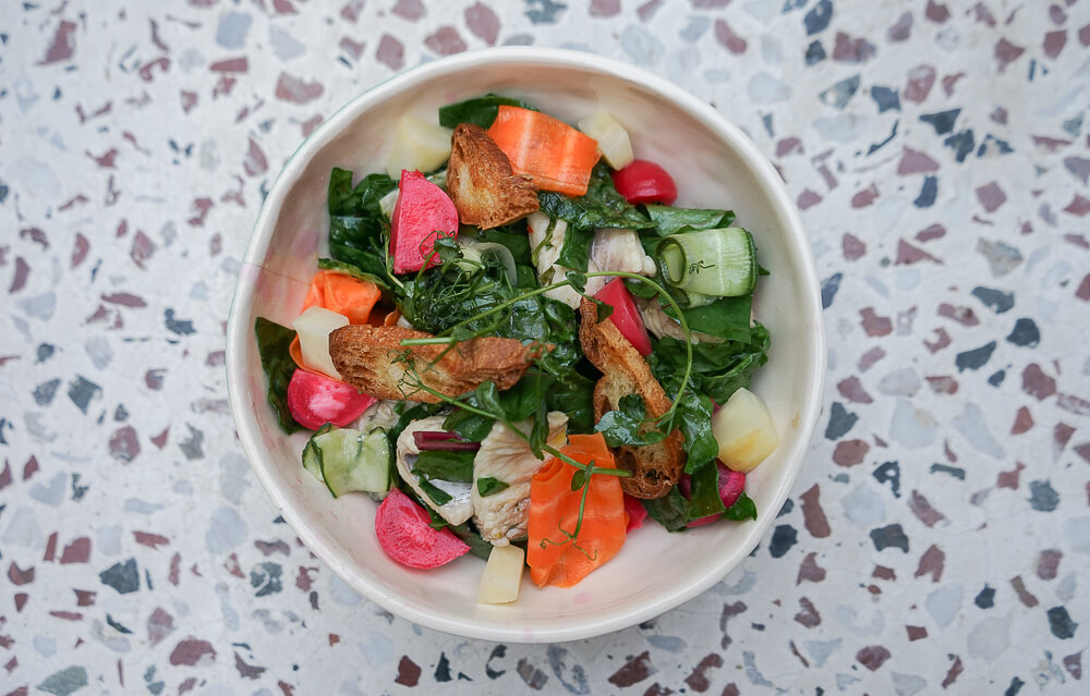 g.Vino Hotel & Restaurant Tiflis - feine aromatische Salate