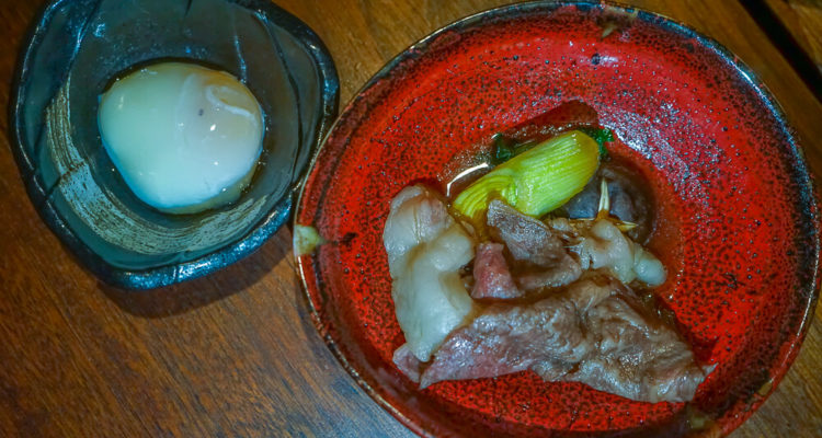 Zenkichi Restaurant Berlin - Onsenei mit Kobebeef