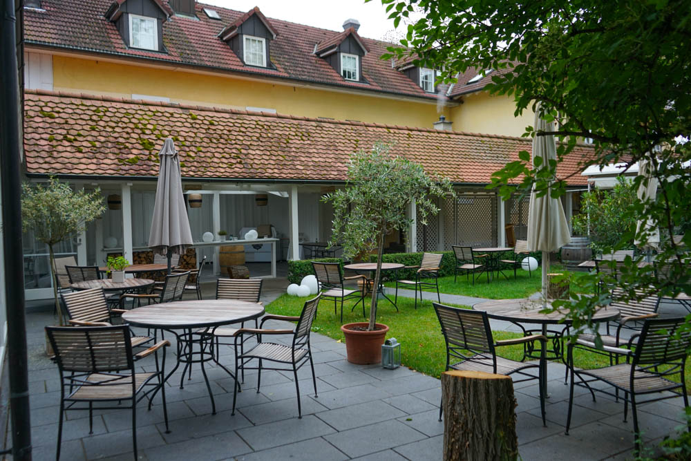 Hotel Restaurant Mühle in Binzen - toller Sommergarten