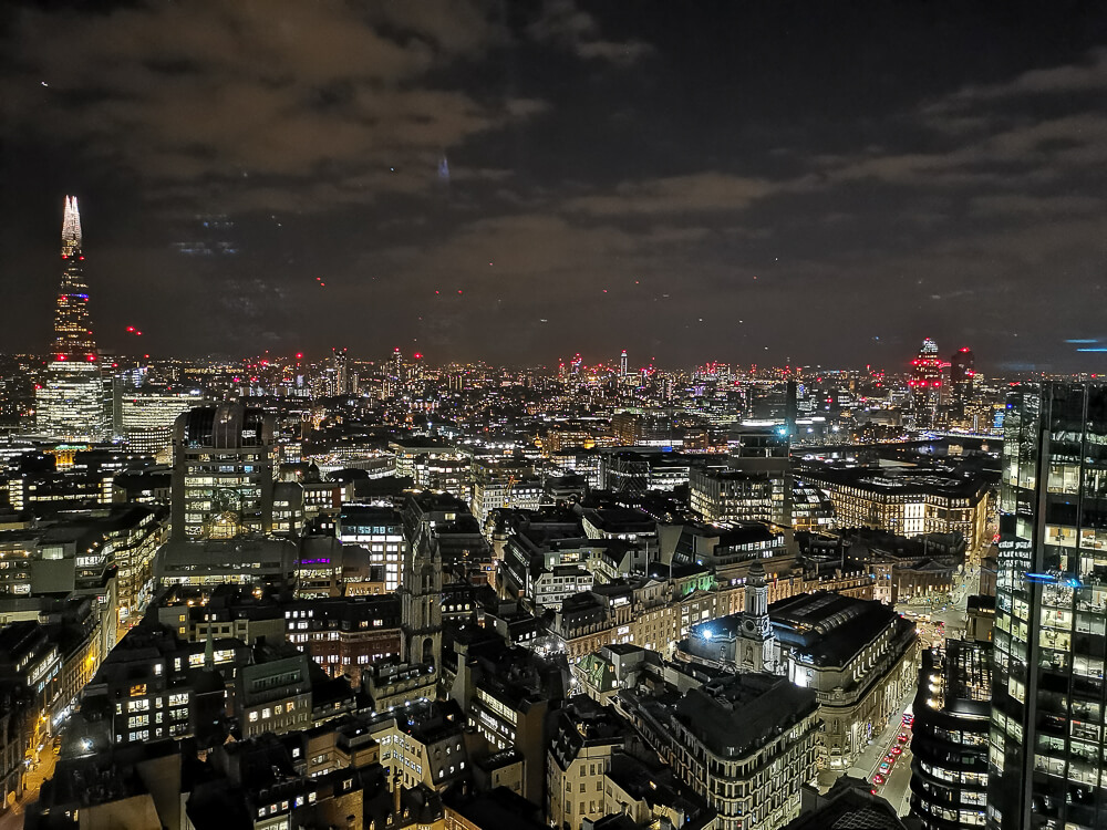 City Social Bar - City, London - ein unbezahlbarer Blick über Londons City