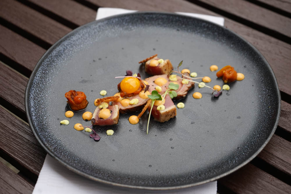 Restaurant Florhof, Zürich - Kalbsnierstück, Wachtelei, Thunfisch