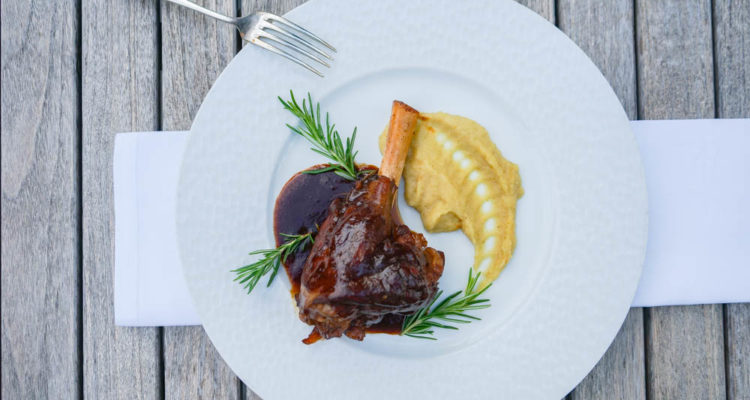 Restaurant La Cucina, Mühle Binzen - Lammhaxe