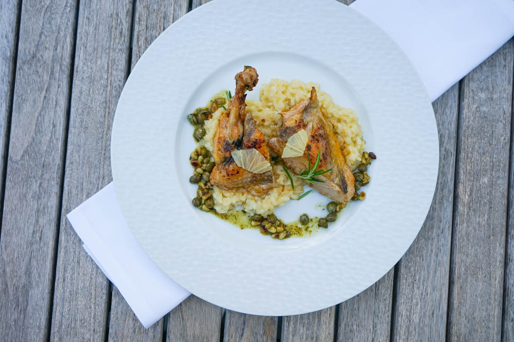 Restaurant La Cucina, Mühle Binzen - Premium Geflügel, Risotto