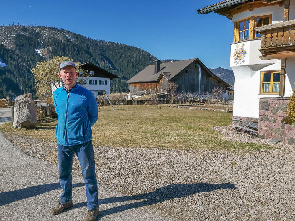 Stilfser Käse, Südtirol - Bauer der Milchlieferent ist